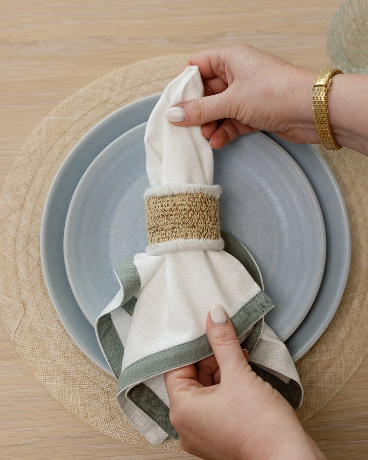 Guiliana Napkins, White